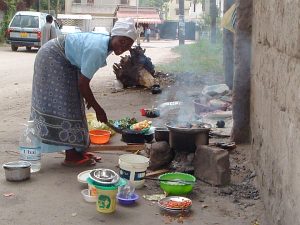 Op straat in Upanga