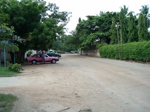 Straat in Upanga